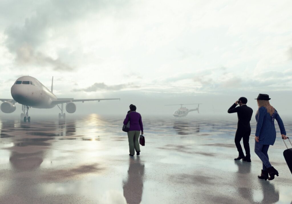 business-people-at-the-airport-go-with-their-luggage-to-board-a-3d-picture-id1214497790 business-people-at-the-airport-go-with-their-luggage-to-board-a-3d-picture-id1214497790